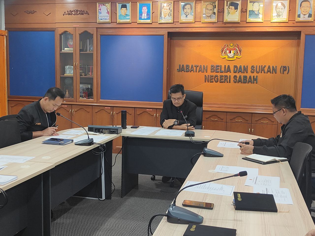 MESYUARAT JAWATANKUASA SEMPENA LAWATAN YB MENTERI BELIA DAN SUKAN MALAYSIA KE NEGERI SABAH